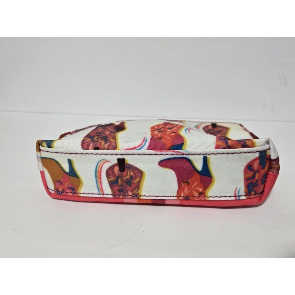 Cowboy Boots Catchfly Cosmetic‎ Make Up Bag Stylish Wristlet Organizer Western